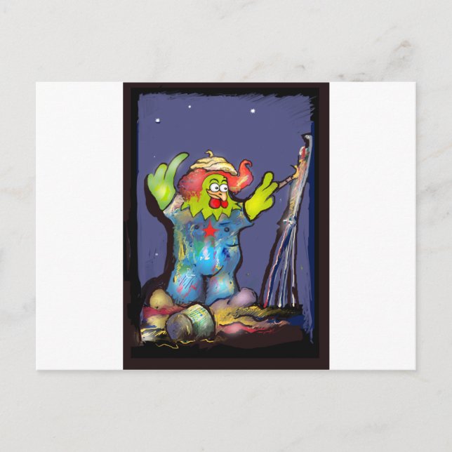 Carte Postale Pintura digital realizada en Photoshop con tableta (Devant)