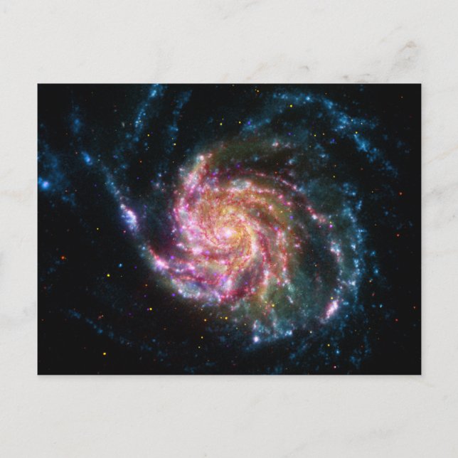 Carte Postale Pinwheel Galaxy Espace Spiral (Devant)