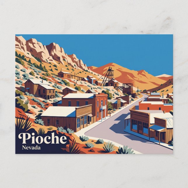 Carte Postale Pioche USA (Devant)