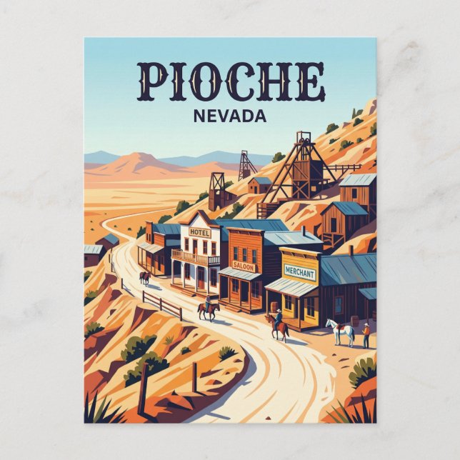 Carte Postale Pioche USA (Devant)