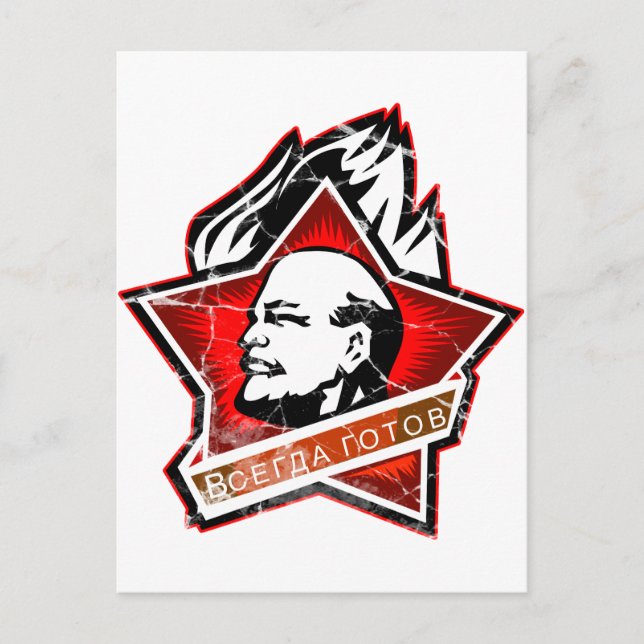 Carte Postale Pioneer toujours prêt (Devant)