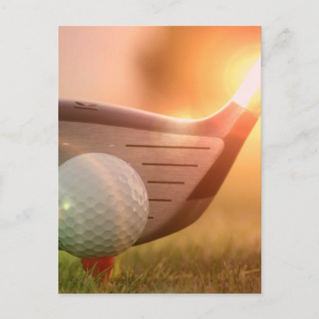 Carte postale Pipe de golf (Devant)