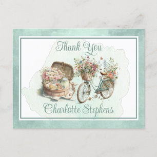 Carte Postale Pique-nique dans le parc Floral Adulte Anniversair