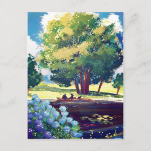 Carte Postale Pique-nique d'été