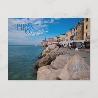 Carte Postale Piran, Slovénie Travel