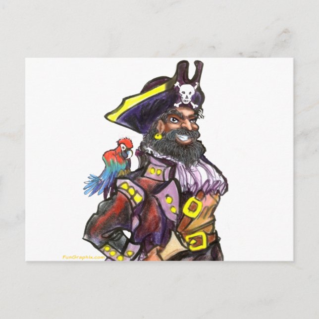 Carte Postale Pirate (Devant)