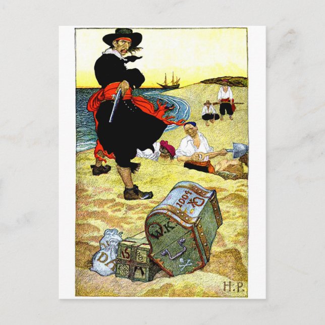 Carte Postale pirate (Devant)