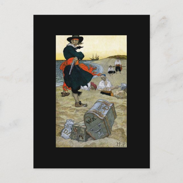 Carte Postale Pirate Art (Devant)