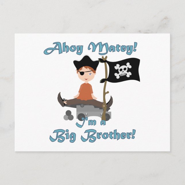 Carte Postale Pirate Big Brother (Devant)