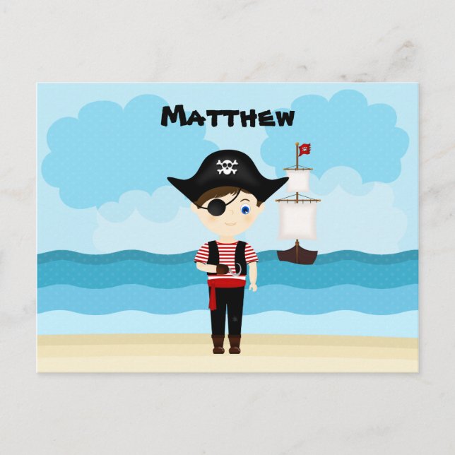 Carte Postale Pirate Boy (Devant)
