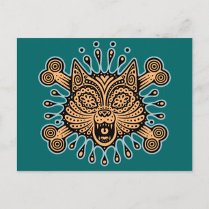 Carte Postale Pirate de chat sucre