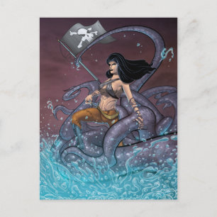 Carte Postale Pirate Girl