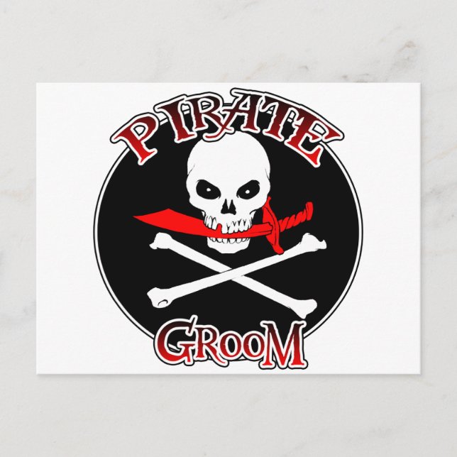 Carte Postale Pirate Groom (Devant)