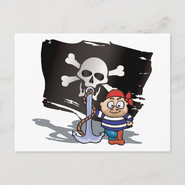 Carte Postale Pirate Kid (Devant)