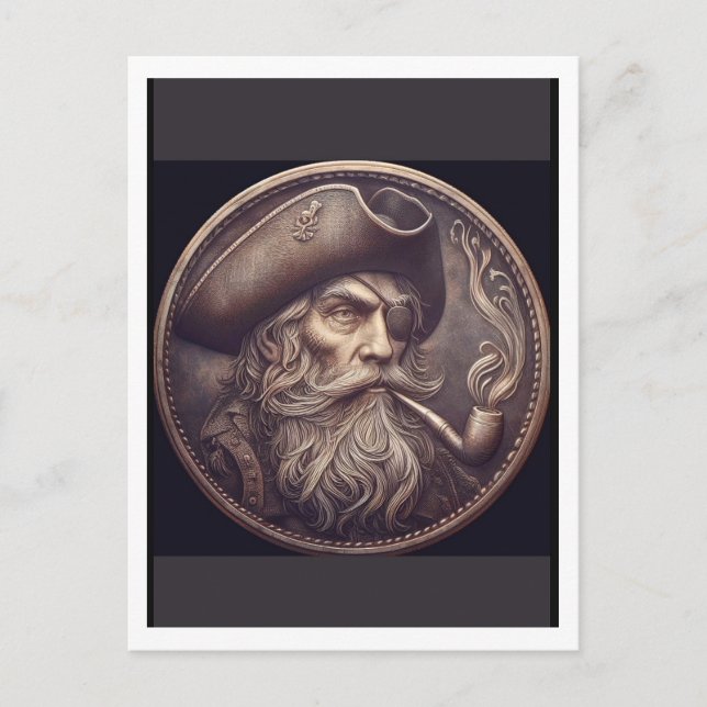 Carte Postale Pirate. Postcard (Devant)