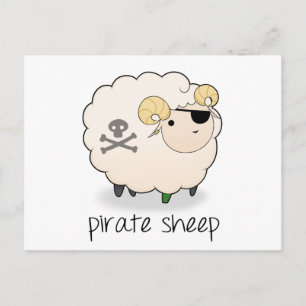 Carte Postale Pirate Sheep