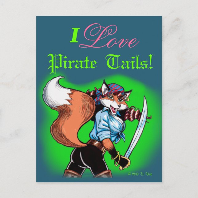 Carte postale Pirate Tails (Devant)