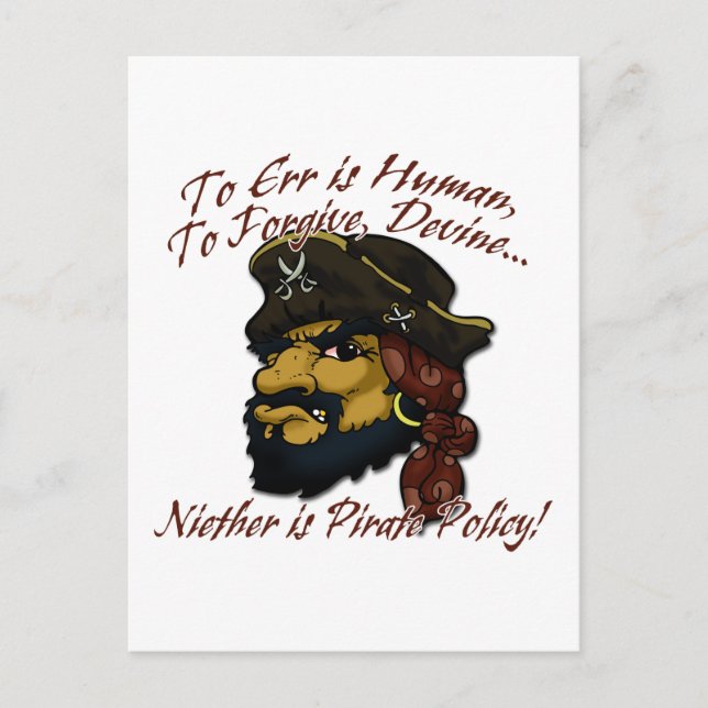 Carte Postale Pirates ! (Devant)