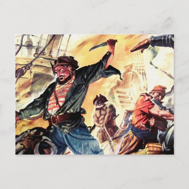 Carte Postale Pirates (Devant)