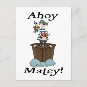 Carte Postale Pirates Ahoy Matey
