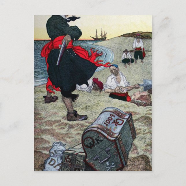 Carte Postale Pirate's Treasure (Devant)