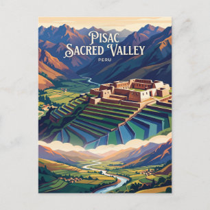 Carte Postale Pisac Vallée sacrée Pérou