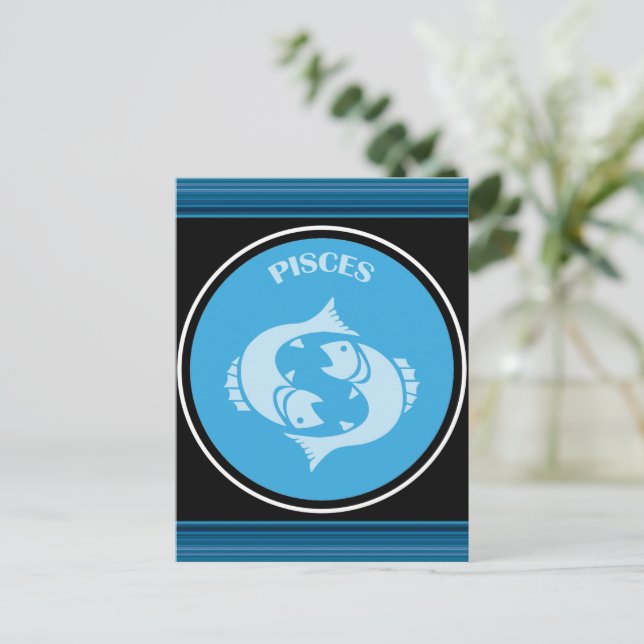 Carte postale Pisces (Debout devant)