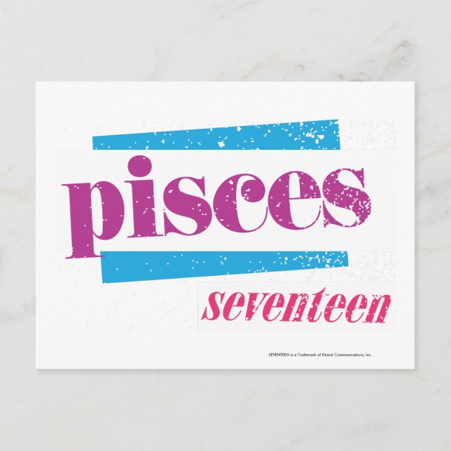 Carte Postale Pisces Purple (Devant)