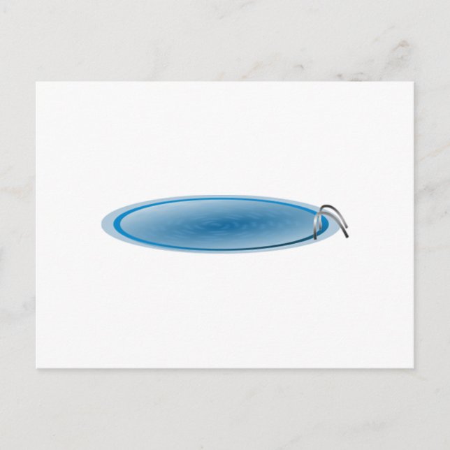 Carte Postale Piscine (Devant)