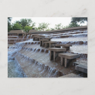 Carte Postale Piscine d'eau active - Fort Worth Water Garden # 4
