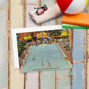 Carte Postale Piscine DeSoto - Hotel Savannah GA Historic