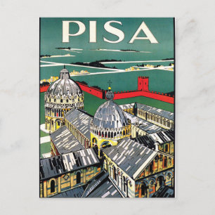 Carte Postale Pise, Italie