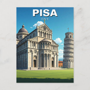 Carte Postale Pise Italie Travel Piazza dei Miracoli