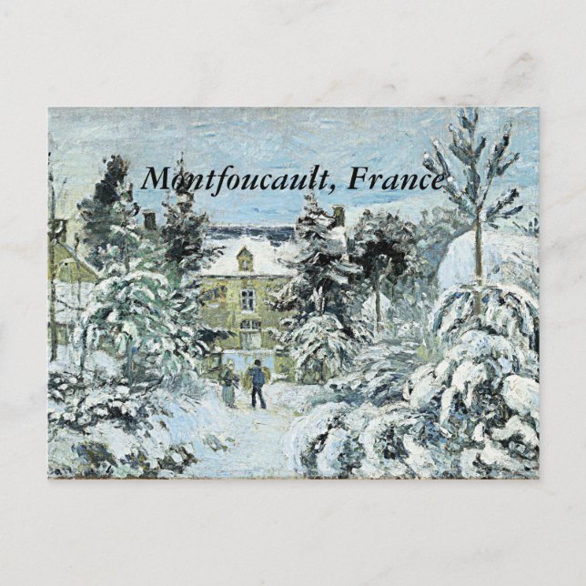 Carte Postale Pissarro - La maison de Piette à Montfoucault (Devant)