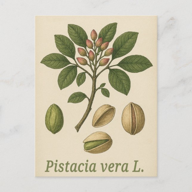 Carte postale Pistachier vrai (Devant)