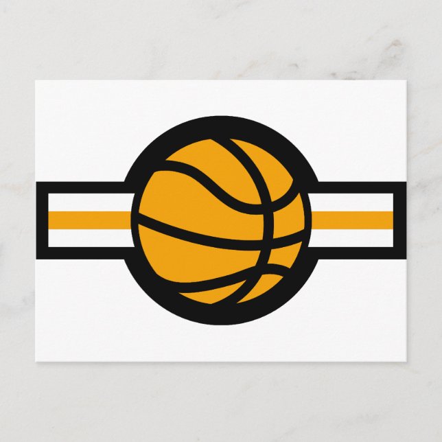 Carte Postale piste de basket (Devant)