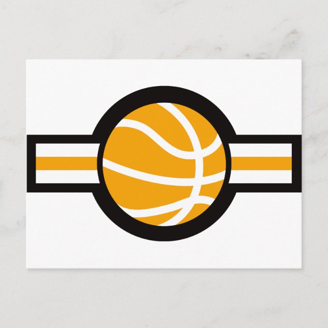 Carte Postale piste de basket (Devant)