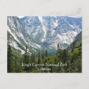 Carte Postale Piste Mist Falls, parc national King's Canyon, CA