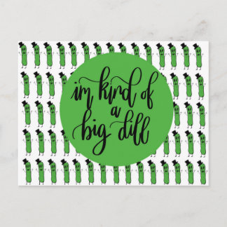 Carte Postale Pistolet "IM GENRE OF A BIG DILL"