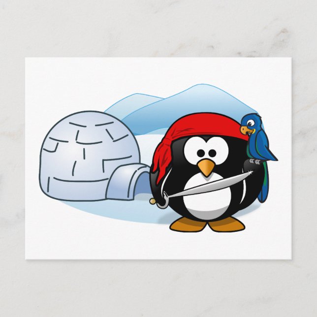 Carte Postale Pitate Penguin de l'Antarctique (Devant)