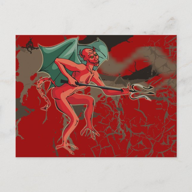Carte Postale Pitchfork Devil (Devant)