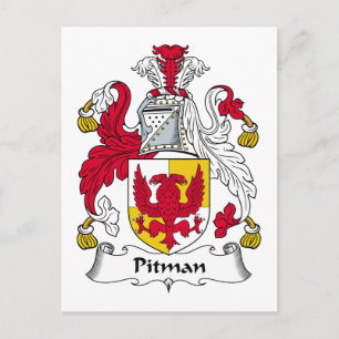 Carte Postale Pitman Family Crest