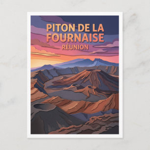 Carte Postale Piton de Partage Sainte-Rose Réunion