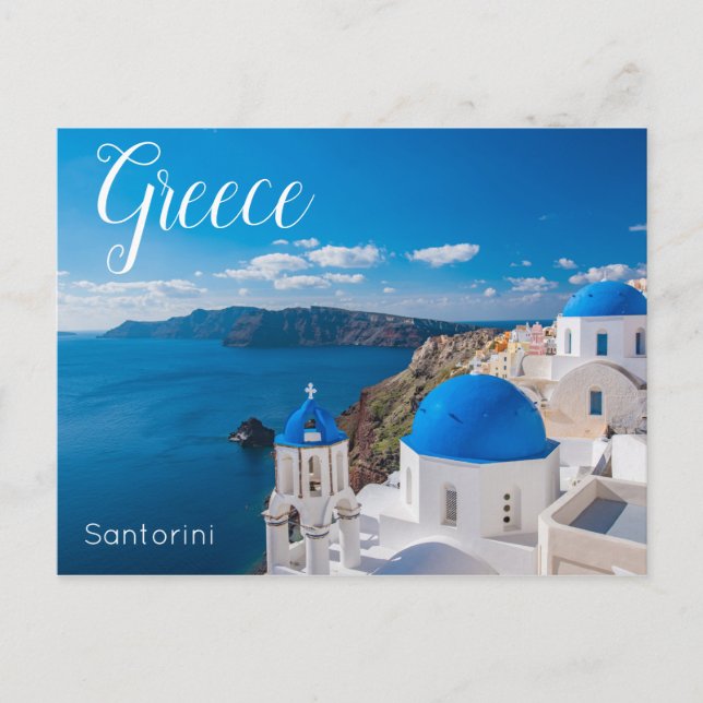 Carte postale Pittoresque de Santorin Grèce (Devant)
