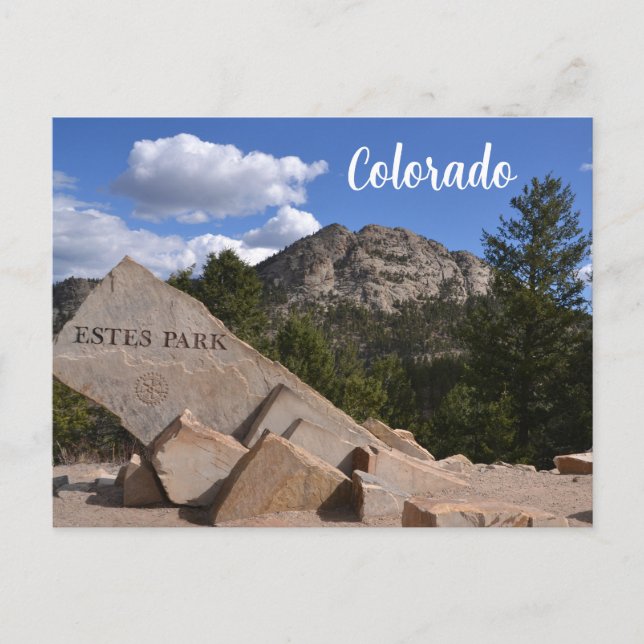 Carte postale Pittoresque Estes Park Colorado (Devant)