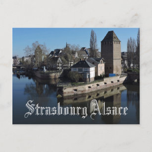 Carte Postale Pittoresque Strasbourg Alsace France Ponts Couvert