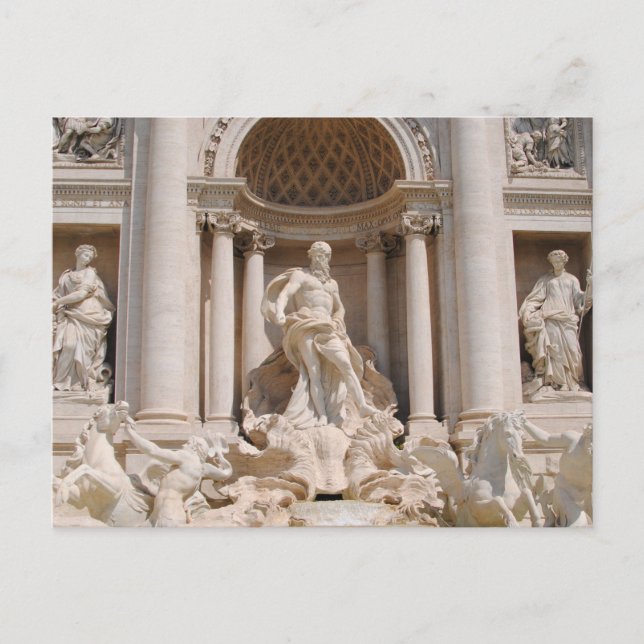 Carte postale Pittoresque Trevi Fountain Italie (Devant)