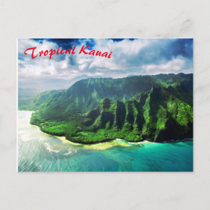 Carte Postale Pittoresque Tropical Kauai Hawaii Island