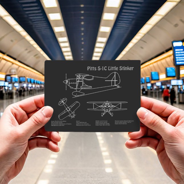 Carte Postale Pitts S-1C - Plans de plan d'avion PD (Créateur téléchargé)