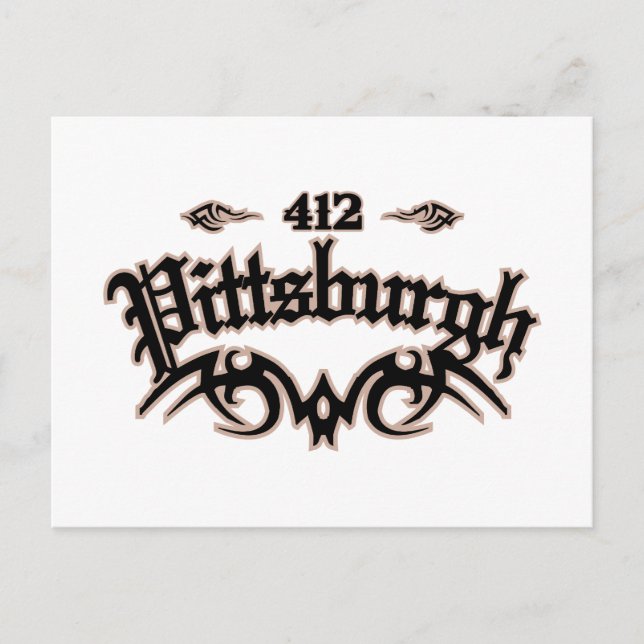 Carte Postale Pittsburgh 412 (Devant)